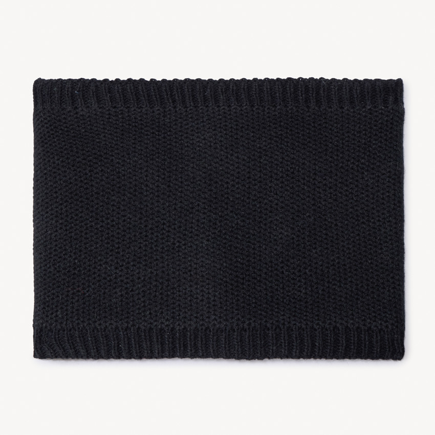 Snood uni en tricot avec doublure micropolaire