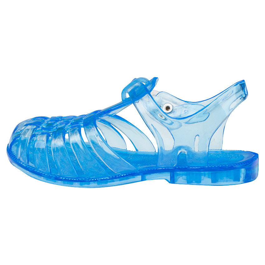 Chaussures de plage transparentes à brides 