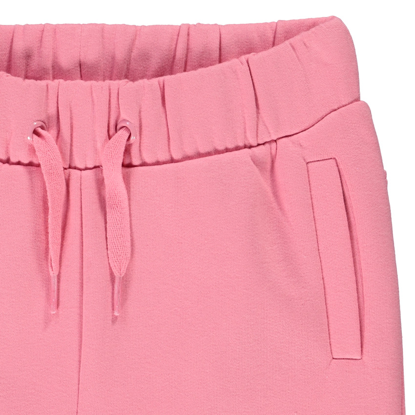 Pantalon de jogging en molleton gratté uni pour fille Main Pantalon de jogging en molleton gratté uni pour fille