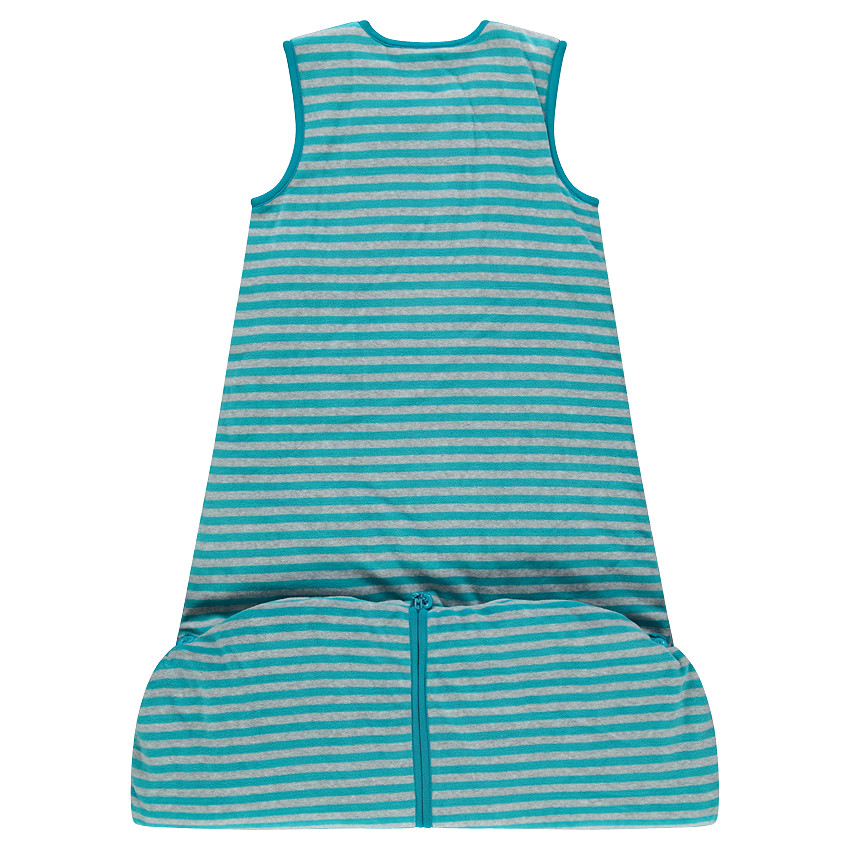 Turbulette sans manches rayée avec motif brodé 