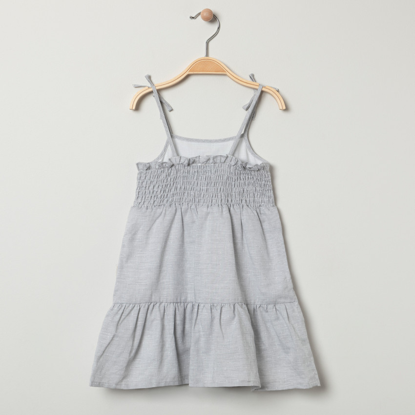 Robe à fines bretelles et brodé Smiley Baby 