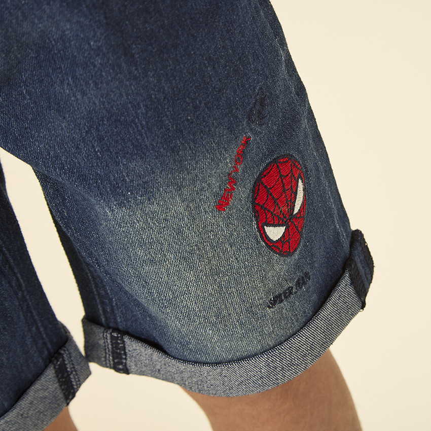 Bermuda avec motif en relief Spider-Man Marvel pour garçon 