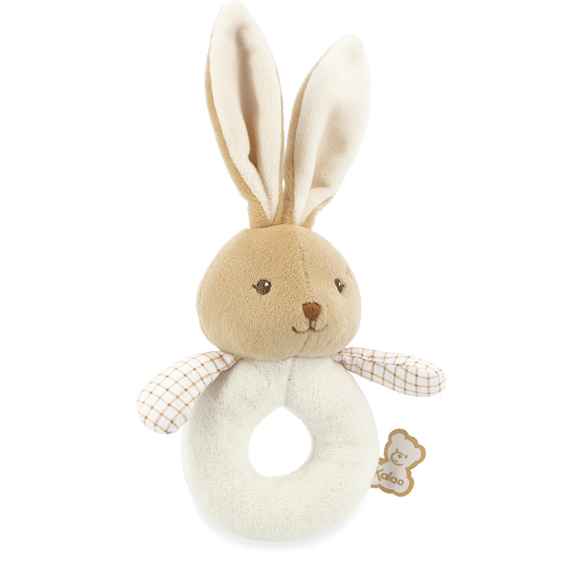 Hochet doudou Lapin Crème  