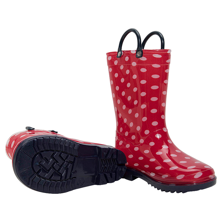 Bottes de pluie en caoutchouc à pois all-over avec print Minnie Disney du 20 au 23 