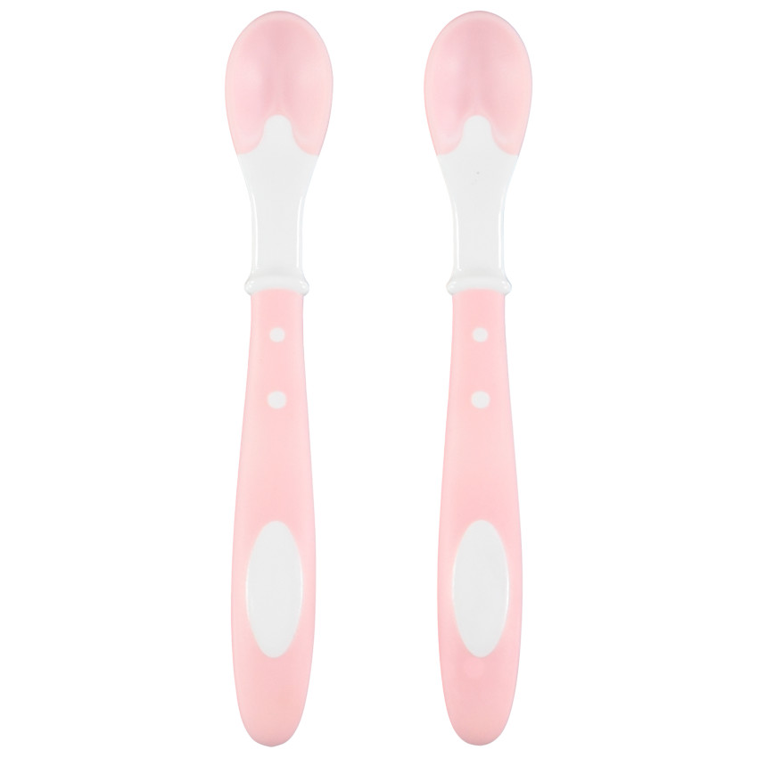 Set de 2 cuillères thermosensibles Mix'N'Match - Rose Main Set de 2 cuillères thermosensibles Mix'N'Match - Rose