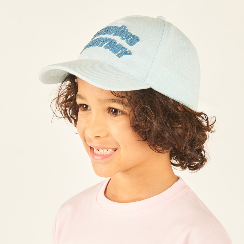 Casquette en nid d'abeille avec broderie fantaisie pour garçon