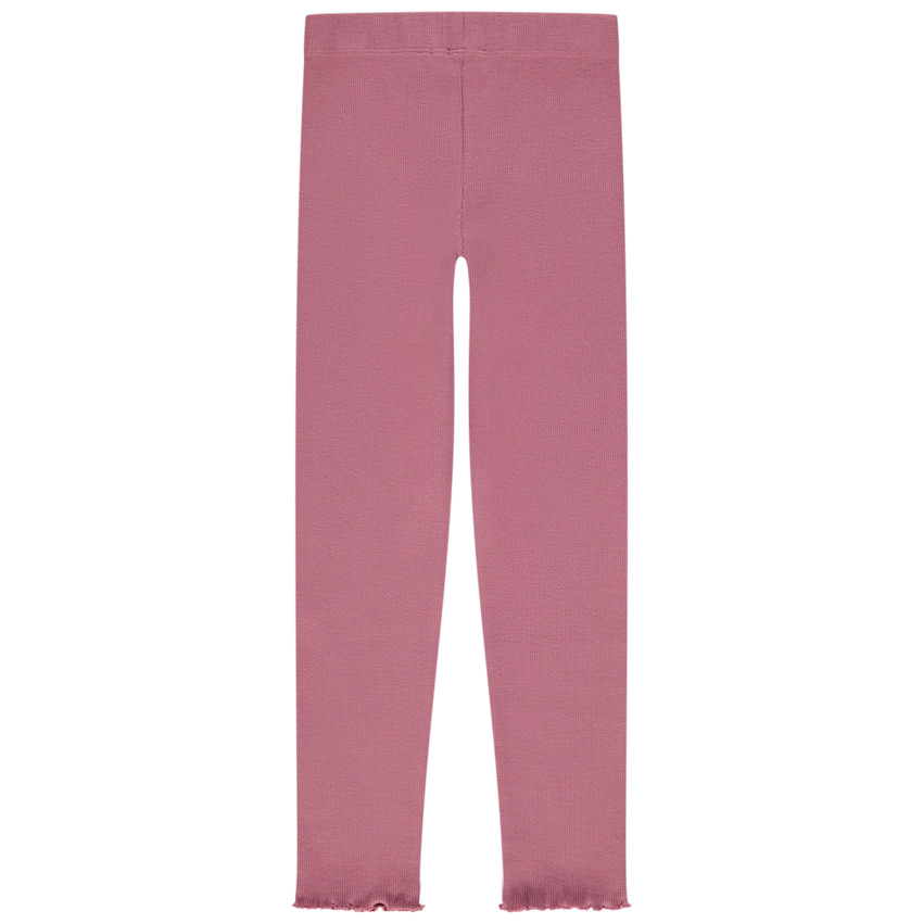 Legging côtelé avec nœud fantaisie pour fille 