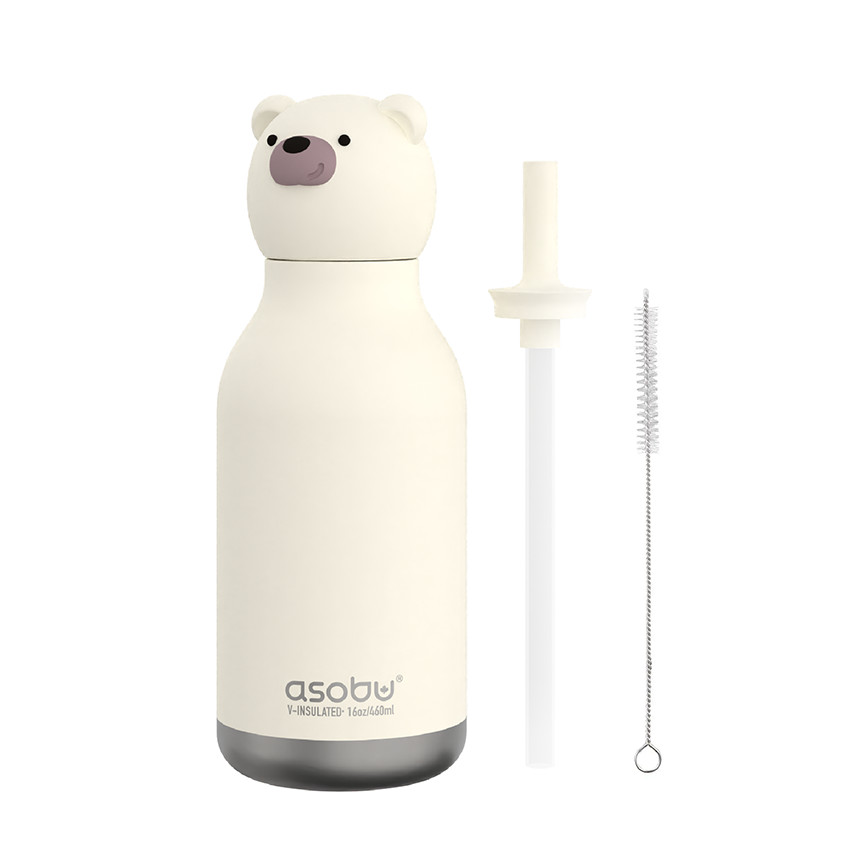 Gourde bestie Ours Blanc 460 ml 