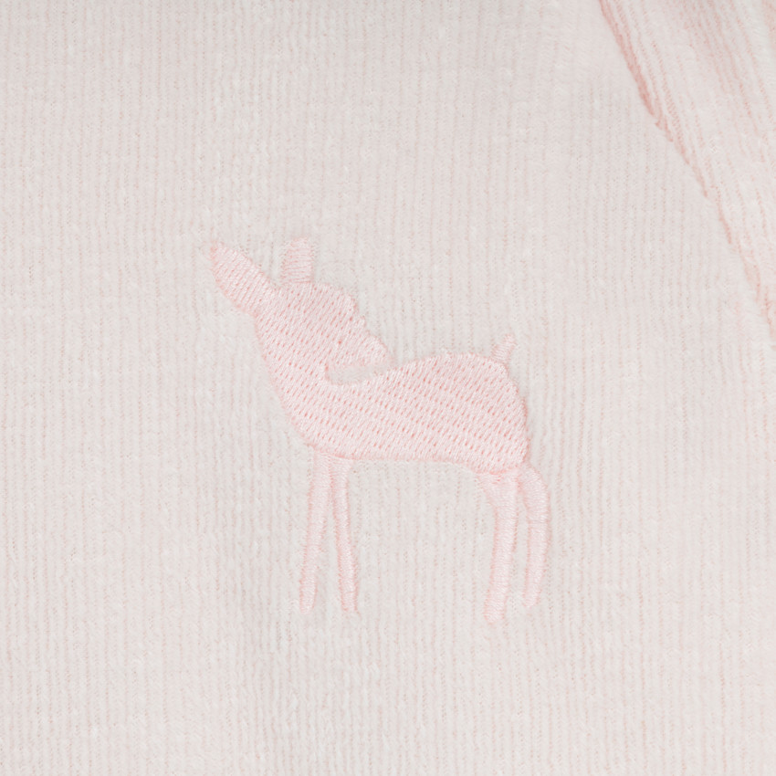 Gigoteuse à manches amovibles en velours côtelé TOG 3.5 biche rose 