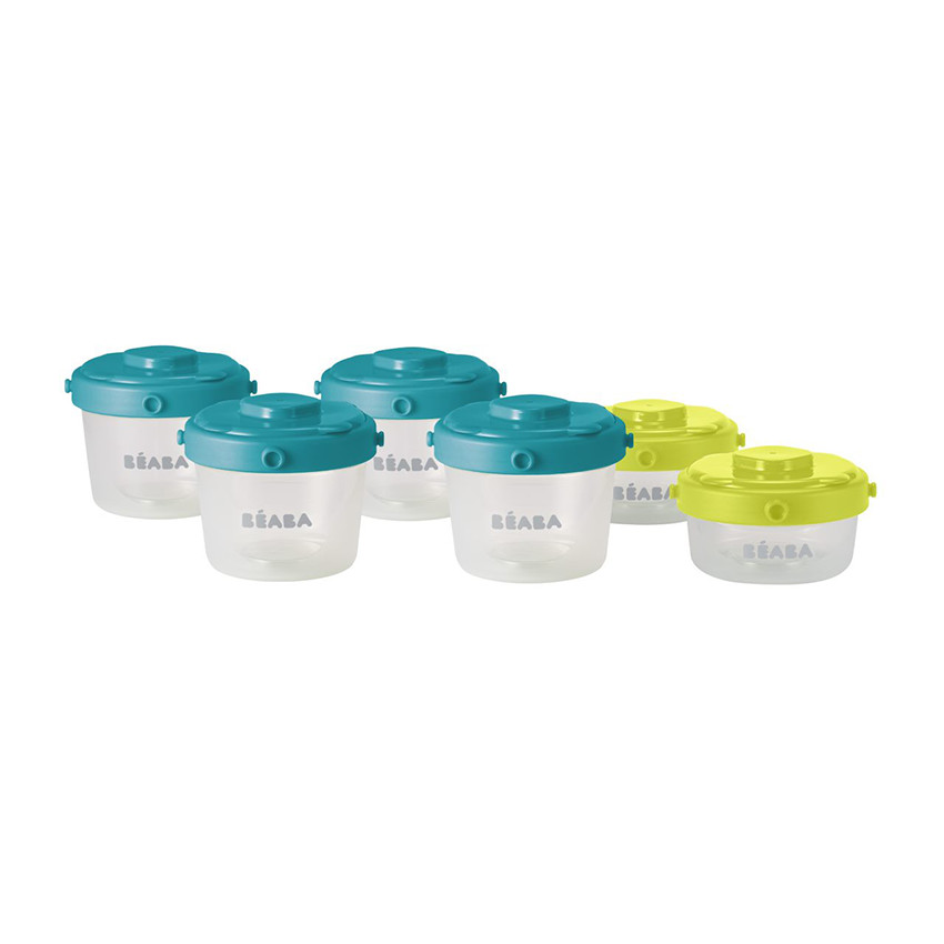 Set de 6 pots de conservation Clip 60/120 ml 