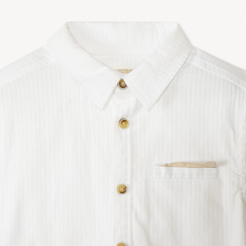 Chemise manches courtes + nœud papillon pour garçon 