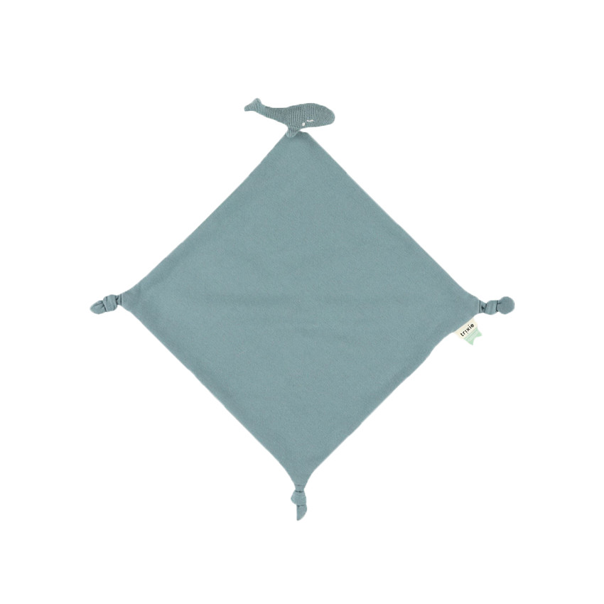 Doudou carré - Baleine Main Doudou carré - Baleine