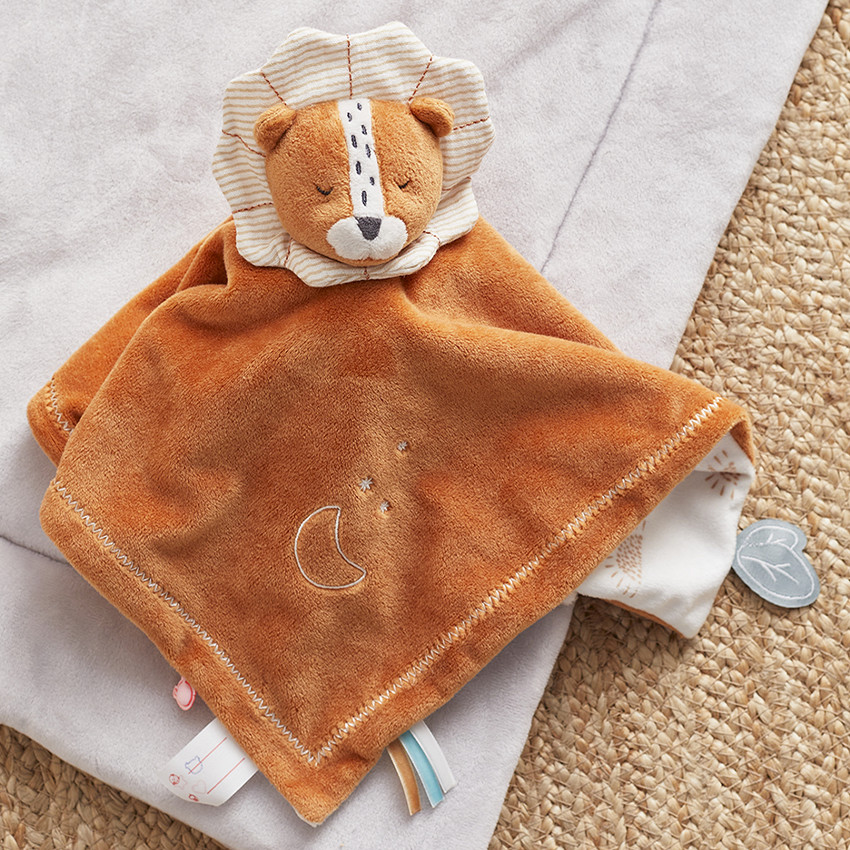 Doudou Jour & Nuit en veloudoux - Babou - Caramel (Noukie's) - Image 2