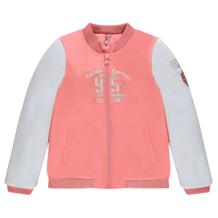 Junior - Bombers bi-matière avec badges et broderies 