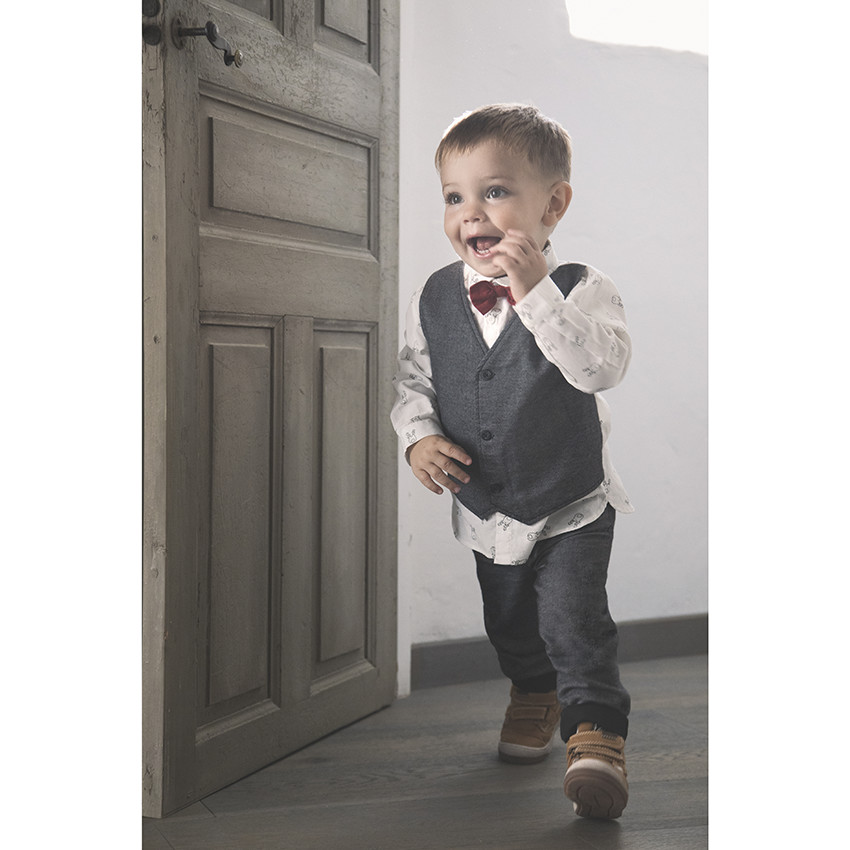 Ensemble 2 pièces de fêtes pour bébé garçon 