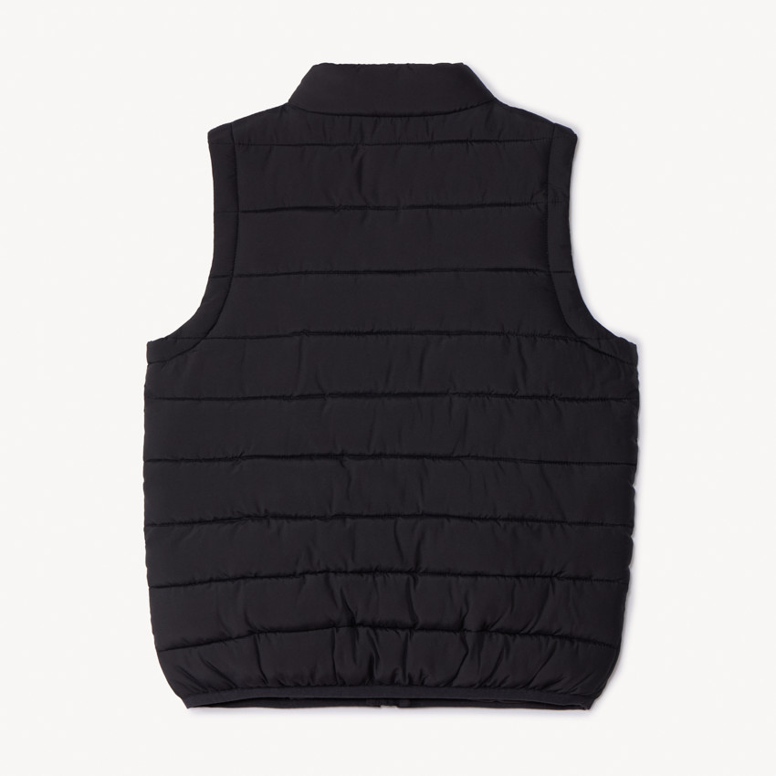 Doudoune sans manches matelassée unie pour garçon 