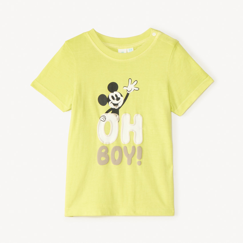 T-shirt manches courtes print Mickey Disney pour bébé garçon 