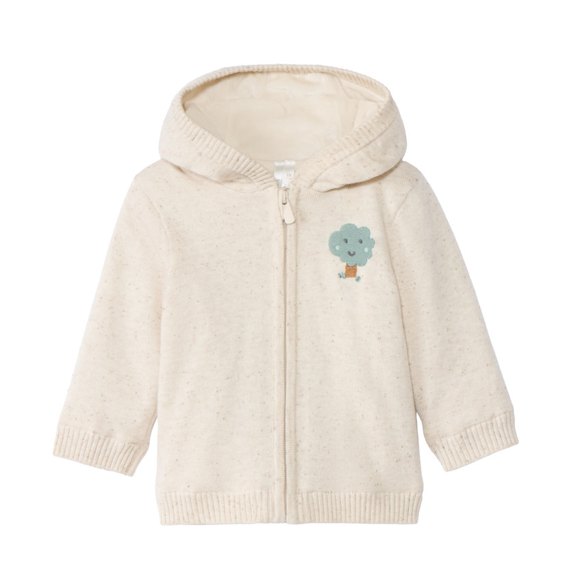 Gilet doublé sherpa avec patch brodé pour bébé garçon