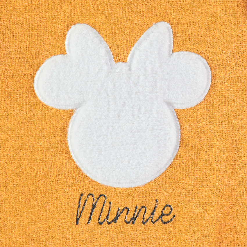 Pull en tricot à pois et rayures serti Minnie Disney 
