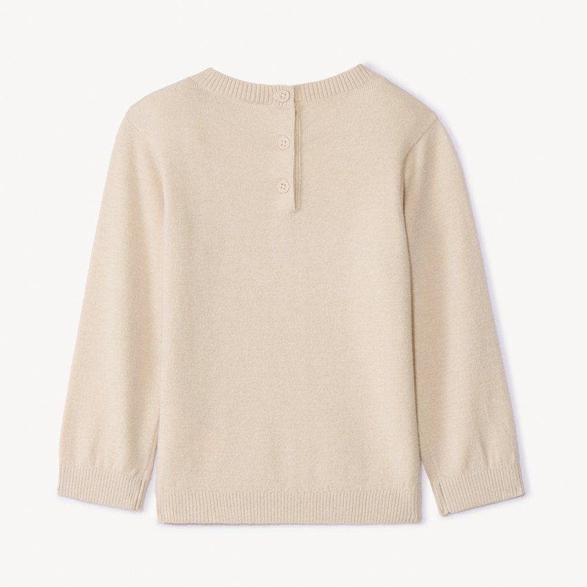 Pull en tricot avec cording "Hello" pour bébé garçon 