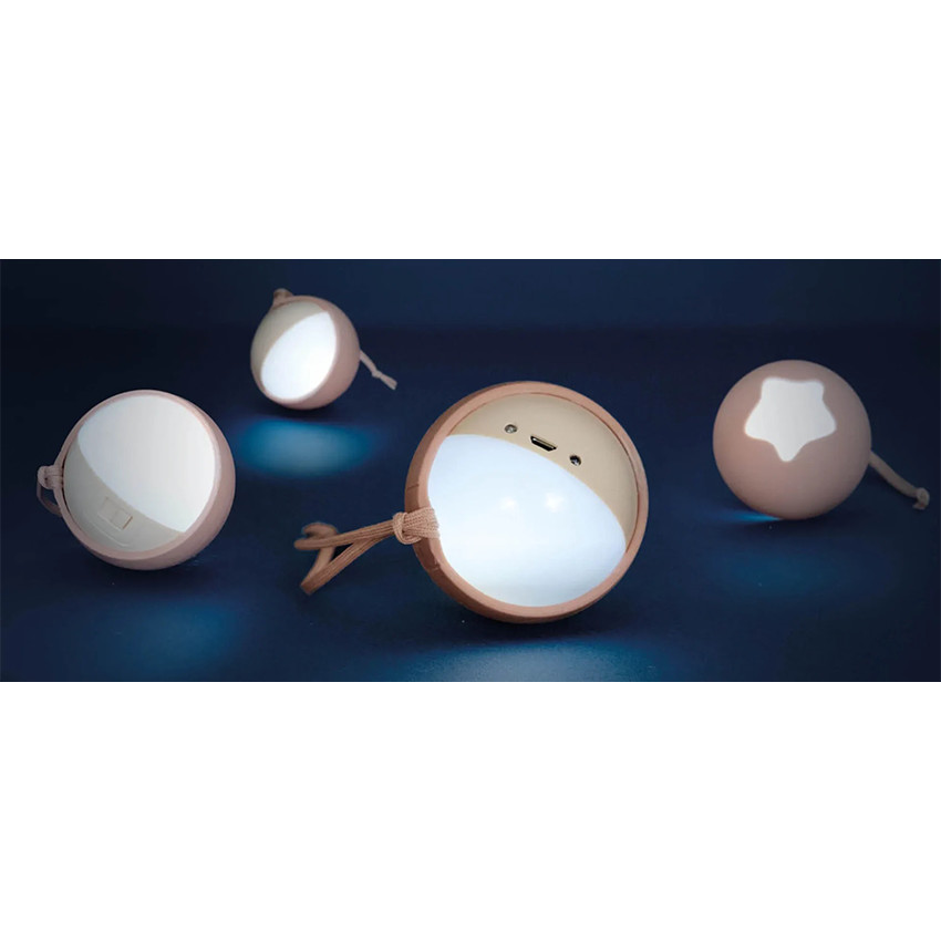Veilleuse Little Moon rechargeable Beige 
