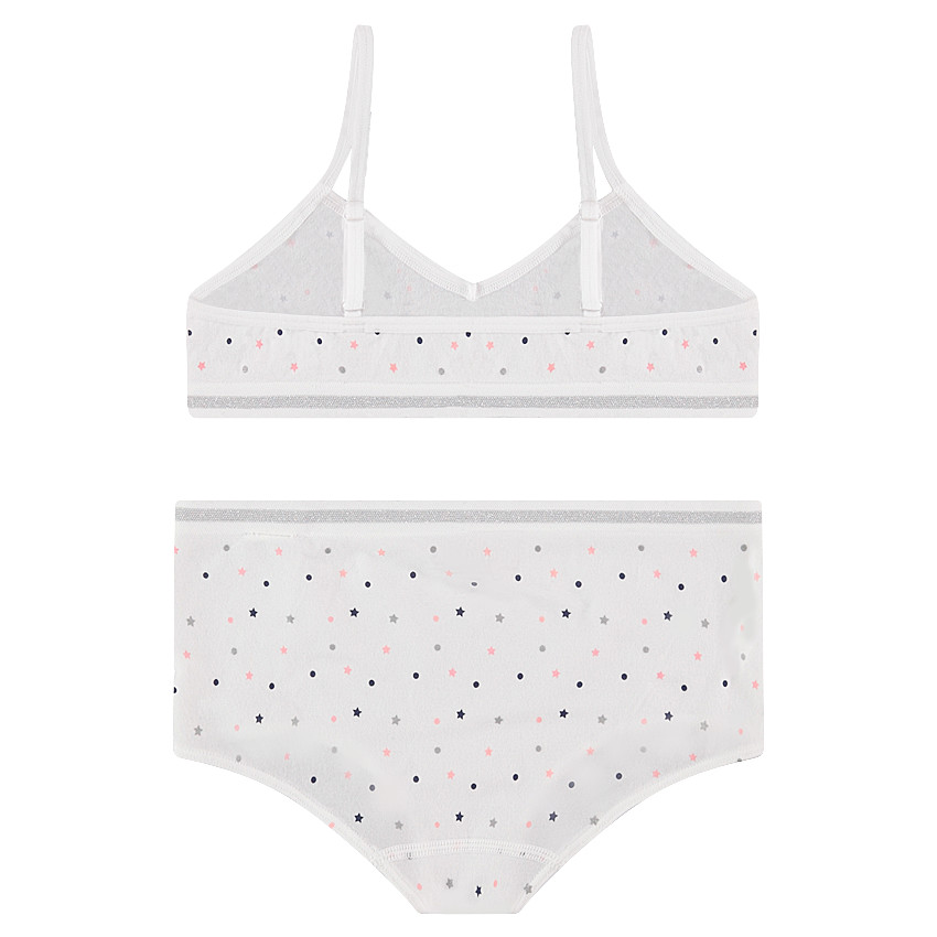 Ensemble brassière et shorty imprimés all-over 
