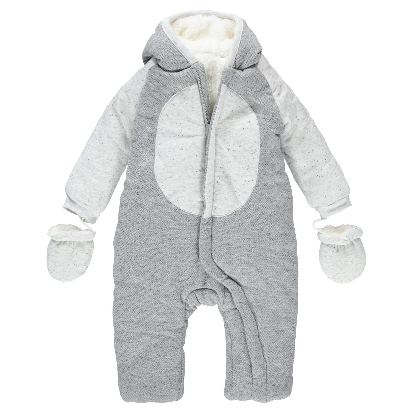 Combi-pilote en molleton fantaisie doublée sherpa avec détails dinosaure en relief 