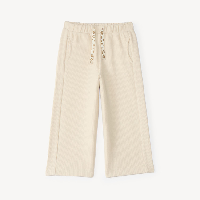 Pantalon de jogging large bébé fille uni