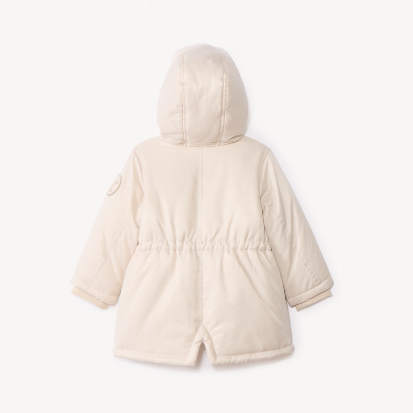 Parka Grand Froid à capuche doublée sherpa pour bébé fille 