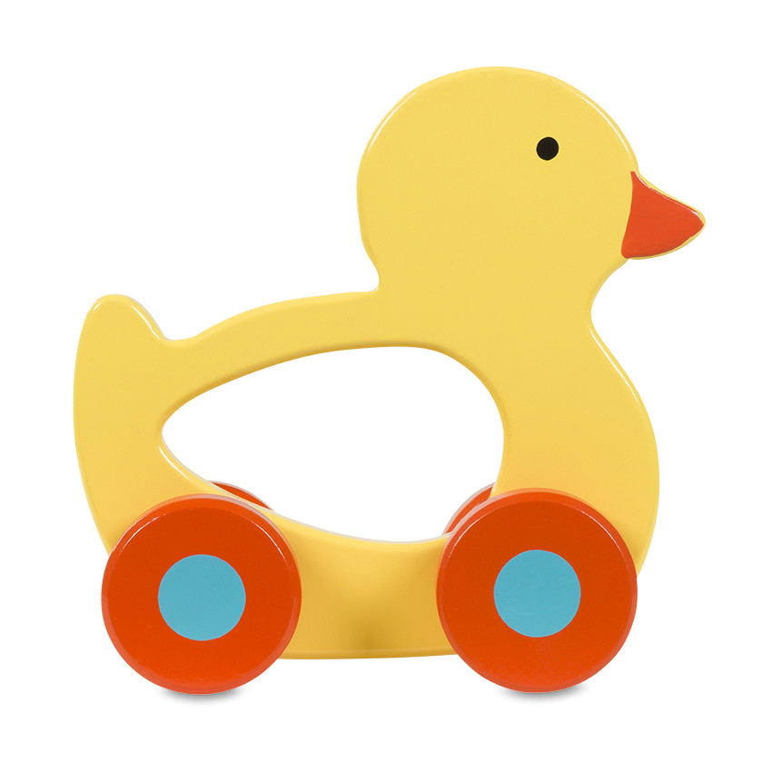 Hochet Canard roller - Jaune  