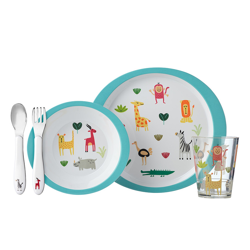 Set repas 5 pièces - Animal Friends Main Set repas 5 pièces - Animal Friends