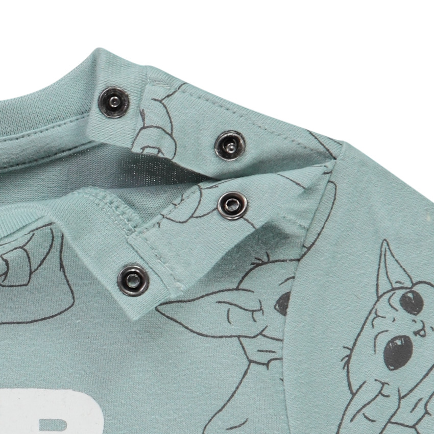 T-shirt manches longues imprimé Grogu Star Wars pour bébé garçon 
