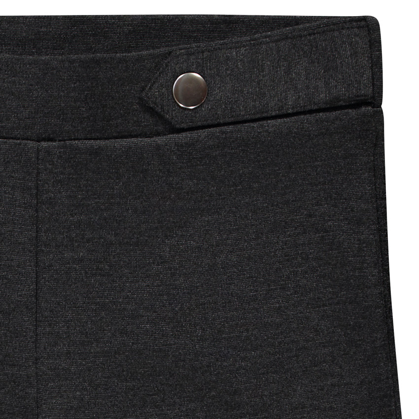 Legging milano chiné à pattes décoratives pour fille 