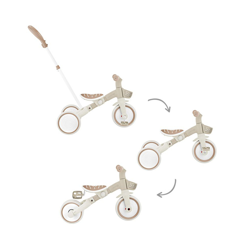 Tricycle évolutif Learning 3 en 1 Plus Eco taupe 