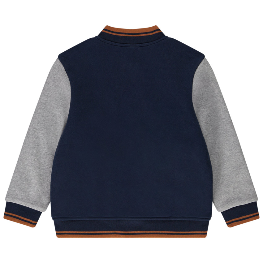 Veste teddy avec patch bouclettes pour garçon 