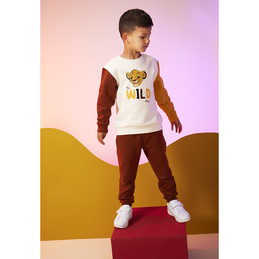 Ensemble 2 pièces en molleton Le Roi Lion Disney pour garçon 