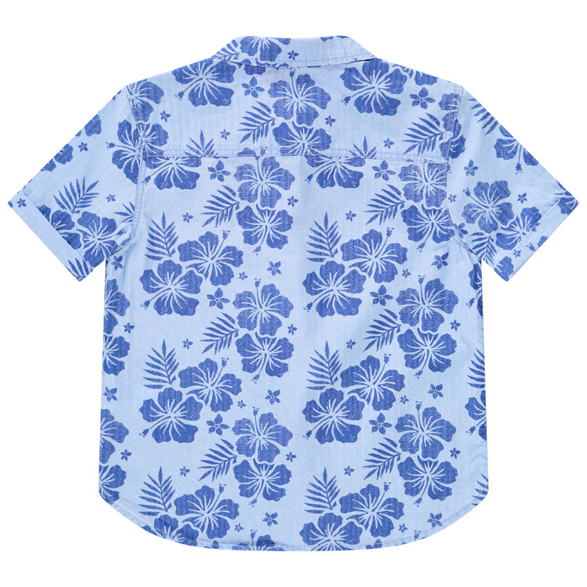 Chemise manches courtes imprimé fleuri pour garçon Orchestra