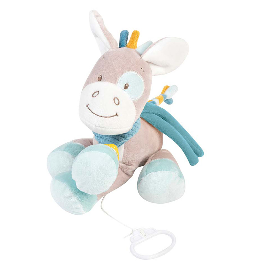 Peluche musicale Tim le cheval - Tim & Tiloo Main Peluche musicale Tim le cheval - Tim & Tiloo