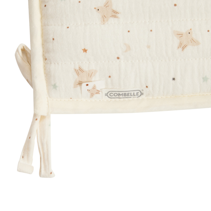 Tour de lit en double gaze Douce Hirondelle écru - Ecru (Combelle) - Image 1