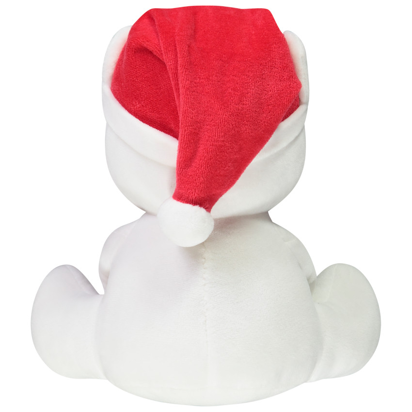 Ourson en peluche avec bonnet de Noël 
