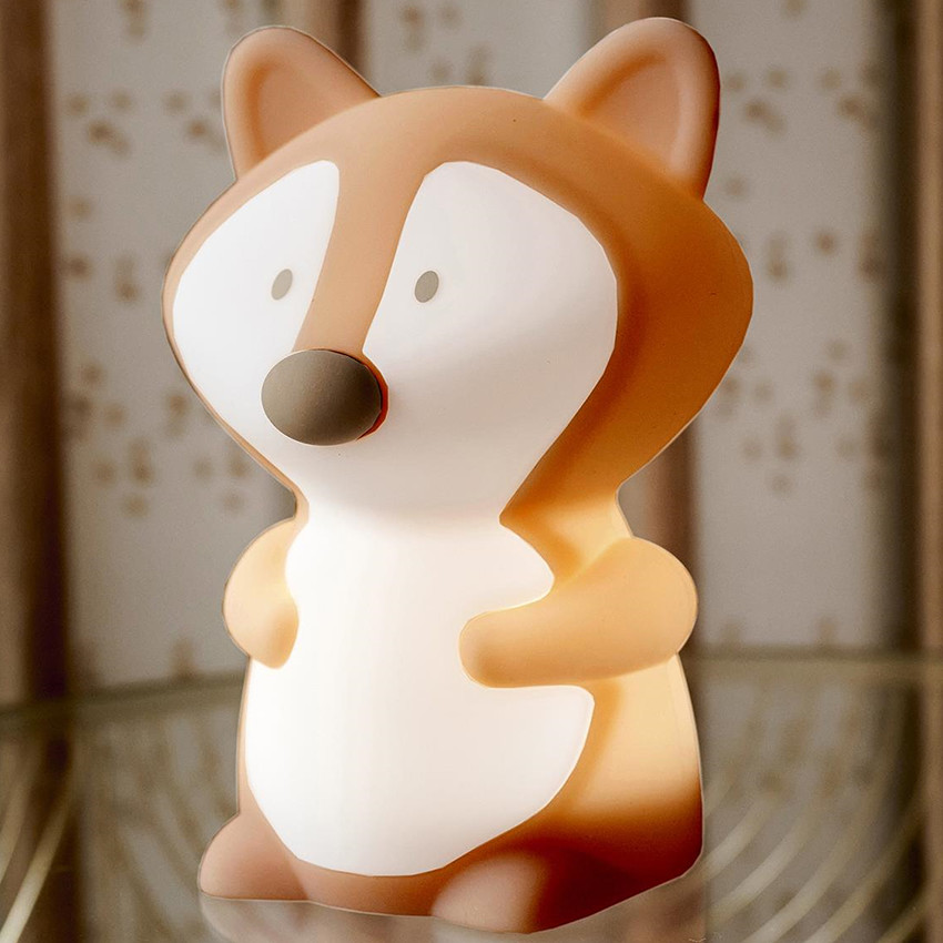 Veilleuse renard en silicone brun - Marron (Nattou) - Image 1