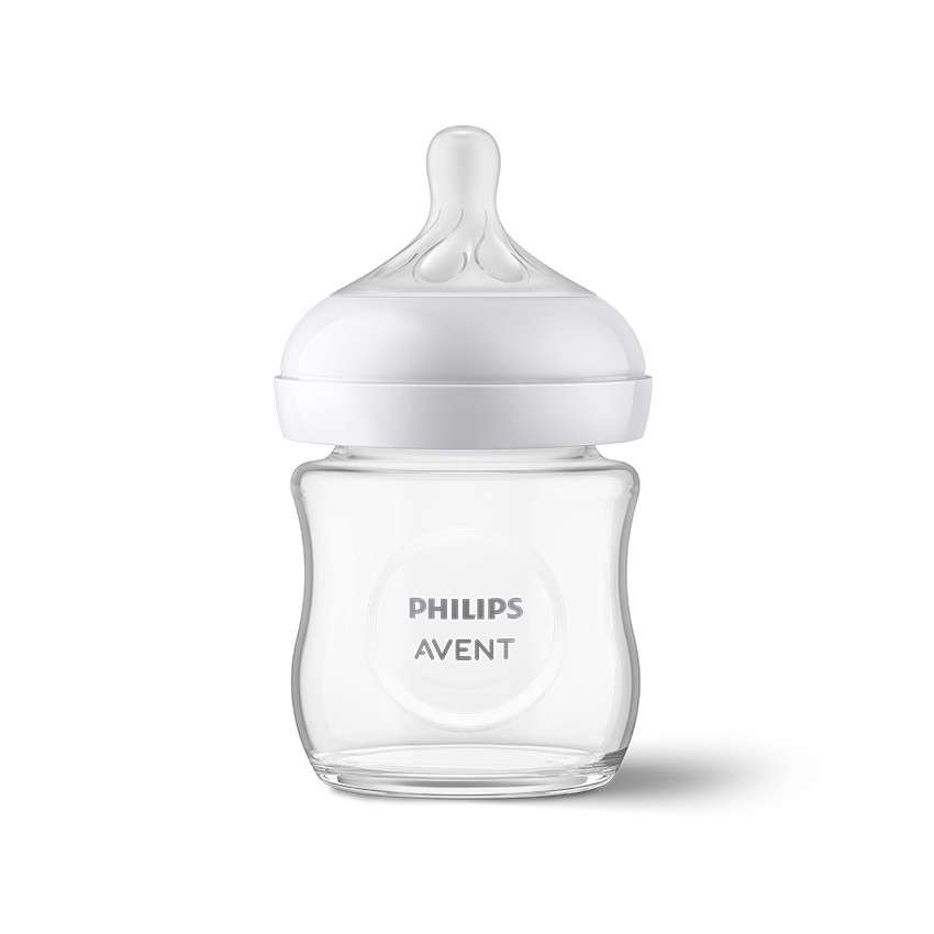 Biberon en verre Natural Response 120 ml - Transparent (Avent) - Image 1
