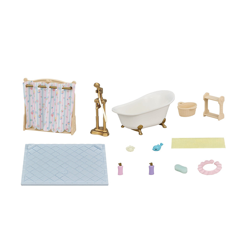 Set baignoire et douche avec accessoires 