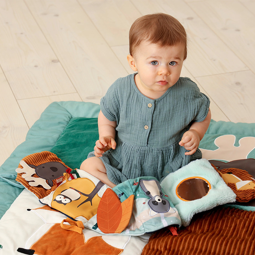 Livre d'éveil 2 en 1 évolutif Forêt 