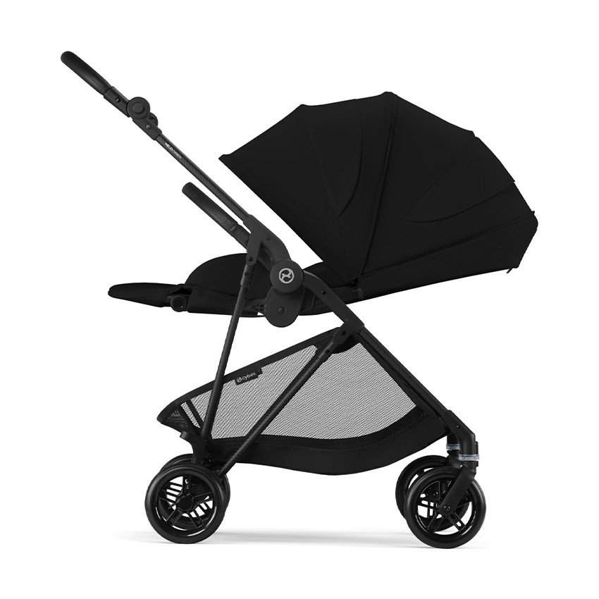 Poussette citadine ultralégère Melio carbon/magic black 