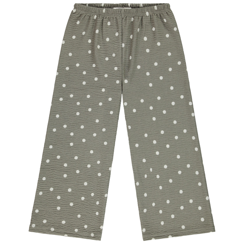 Pantalon large imprimé fantaisie fille 