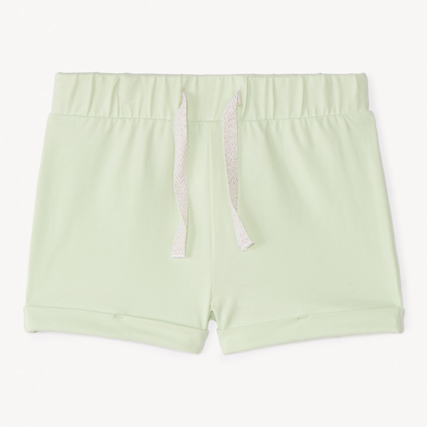 Short en jersey coloris uni pour bébé fille