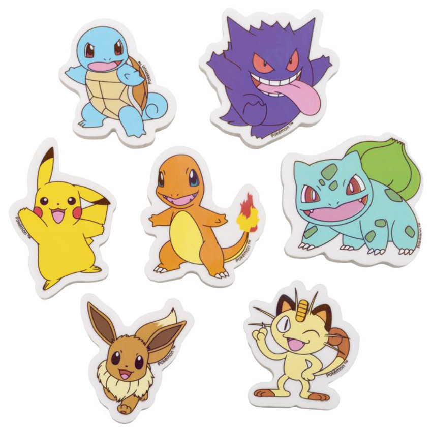 Set de 7 gommes Pokémon  