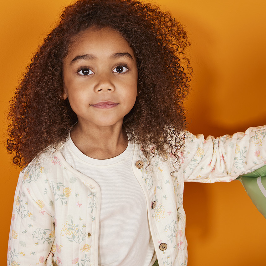 Veste matelassee imprime floral pour fille Orchestra