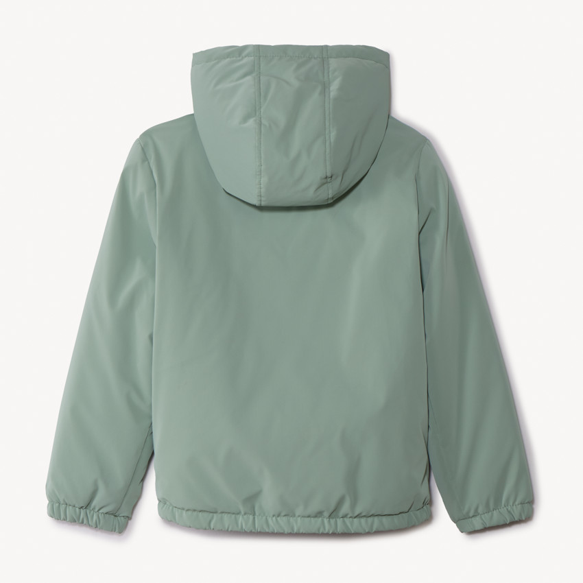 Coupe-vent en ripstop uni doublé sherpa pour fille 